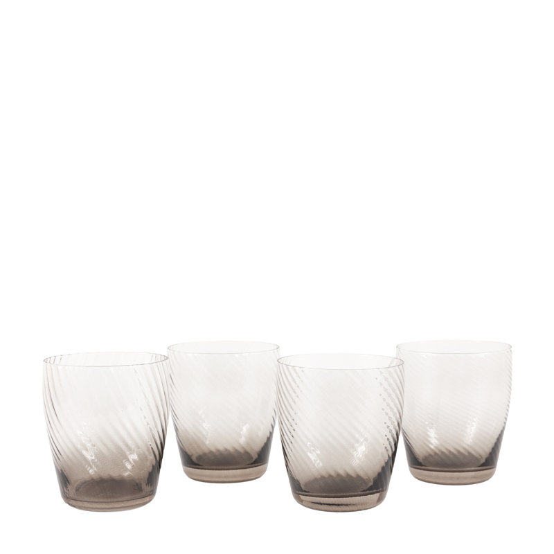 150ml Drinking Glass Set, Grey