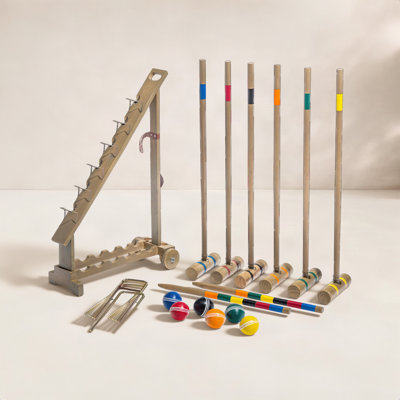 Birch Lane™ Arliss Solid Wood Croquet