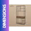 Andea 170.5cm H x 80cm W Bookcase