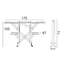 Millwright Wood Foldable Freestanding Drying Rack-43248085