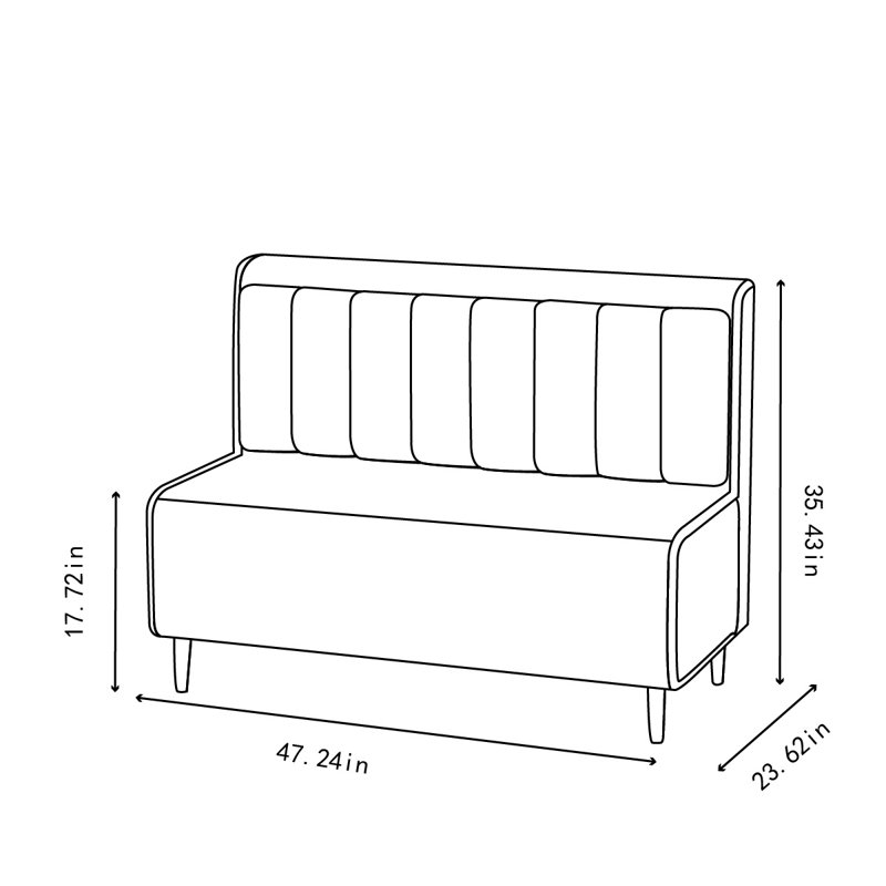 Banc de rangement Rourie, Vert