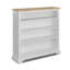 124 cm H x 120 cm W Solid Wood Bookcase-83889181