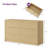 Six-Drawer Double-Row Chest of Drawers, Modern Style White Textured Chest-292484319