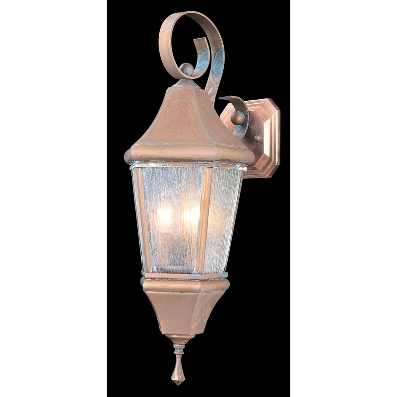 Lanterne murale d’extérieur à 3 ampoules Middlebury, Nickel brossé