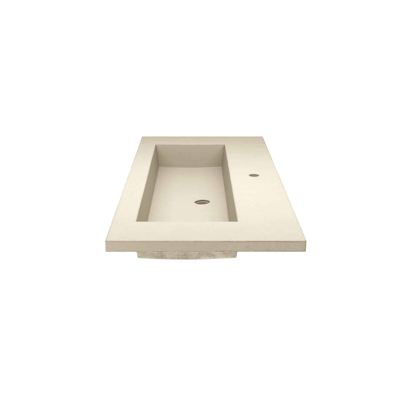 NativeStone Capistrano Vanity Top with Sink, Sand, Single