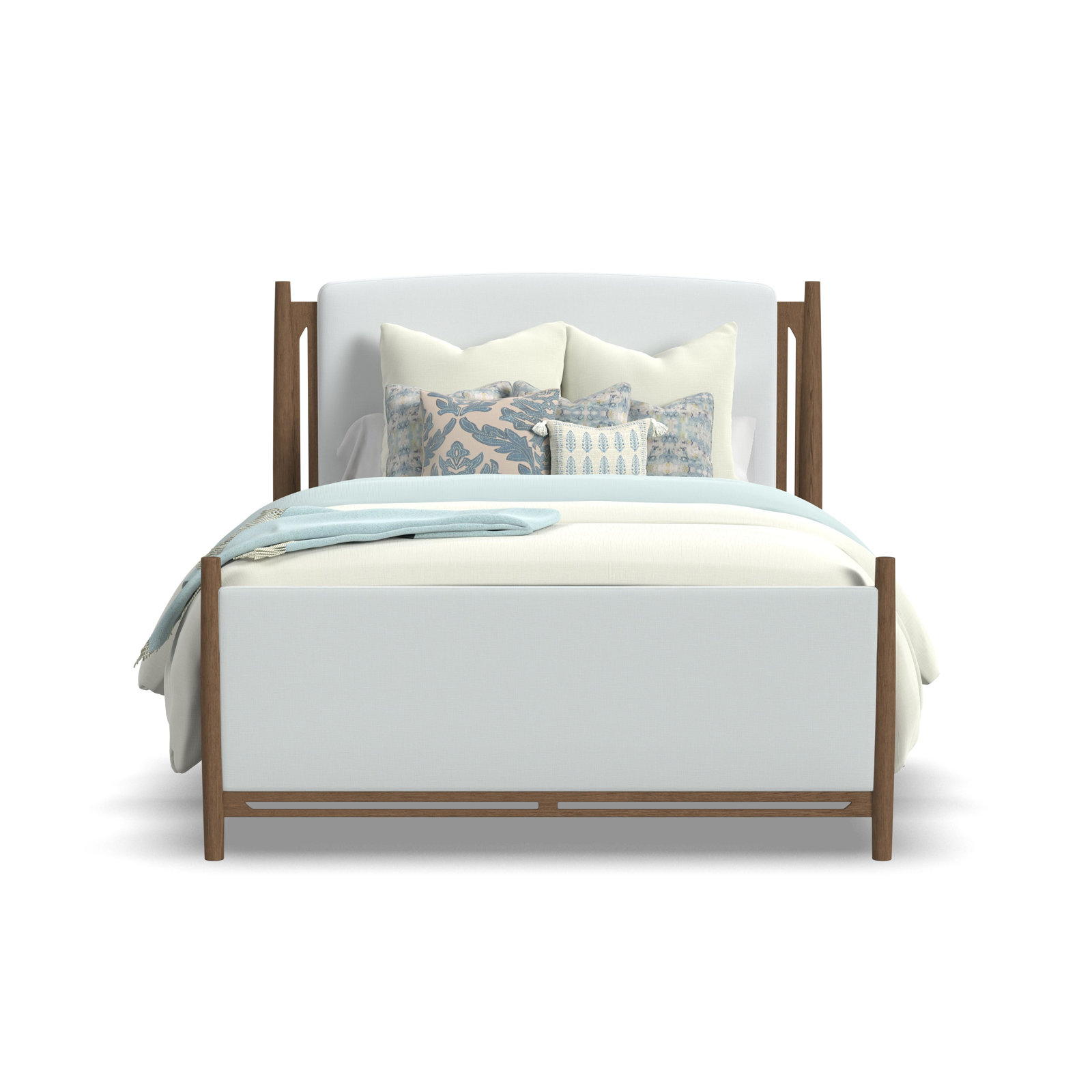 Violet Upholstered Bed, Queen