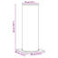 Chimney Head Extension Silver Stainless Steel-1065457338