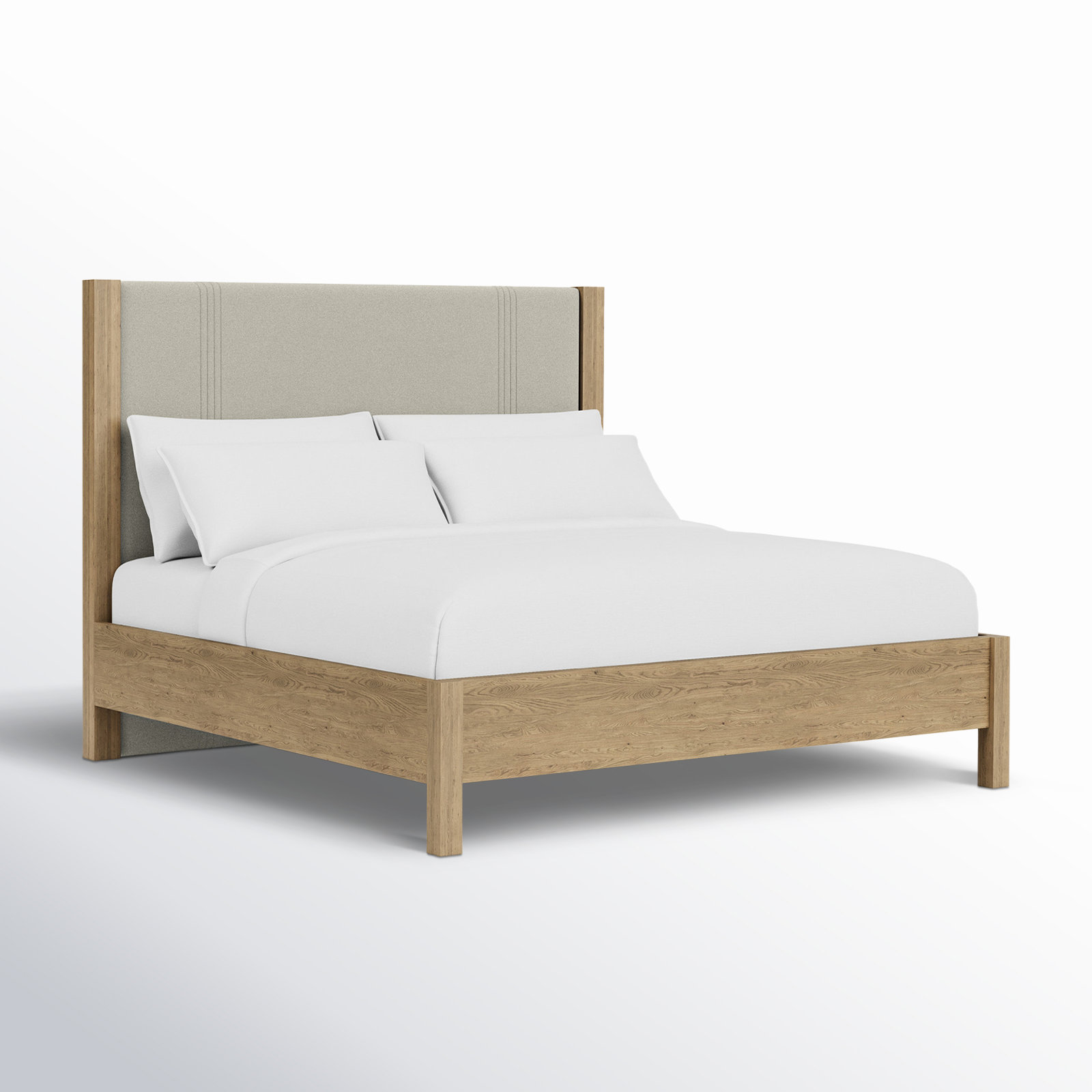 Laroche Upholstered Panel Bed, King