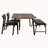 Modern 4 piece dining table set
