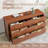 6 Drawer Dresser with Fluted Panel, Wide Chest of Drawers, Curved Wooden Dresser for Closet with Metal Wide Handles, Storage Dresser Organizer-12835091