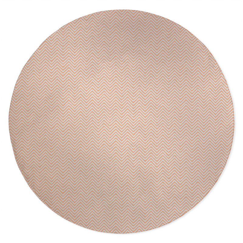 Chevy Champ Non-Slip Outdoor Rug, Round 5'