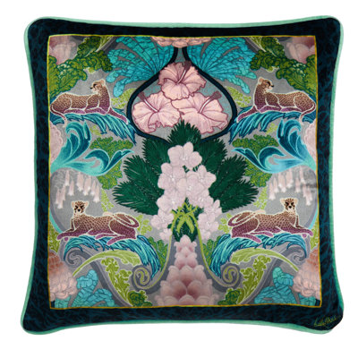 Suburban Jungle Damask Square Scatter Cushion Cover