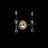 Tempest 2 Light Crystal LED Wall Sconce-101429966