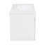 Meuble-lavabo flottant avec évier Jayz, bois texturé blanc, 36 po-124811948