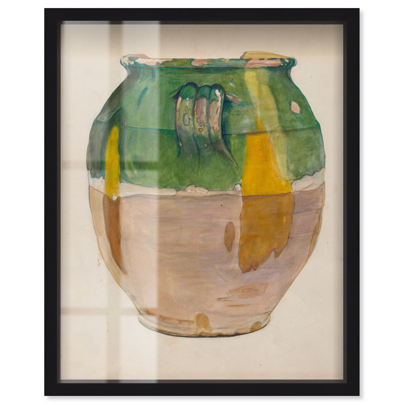 «Humble Vessel Shadowbox Print» par Art Remedy, Noir, H 21 po x l 17 po
