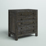 Juelle 27'' W Solid Wood Nightstand