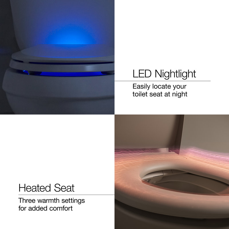Purewash E580 Elongated Bidet Toilet Seat