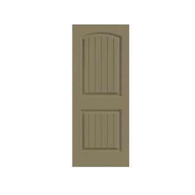 80'' Hollow Paneled Painted without Installation Hardware Kit Barn Door