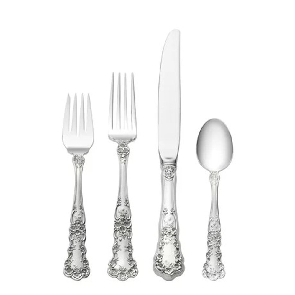 Gorham 4-Piece Sterling Silver Flatware Set, Service for 1 Gorham