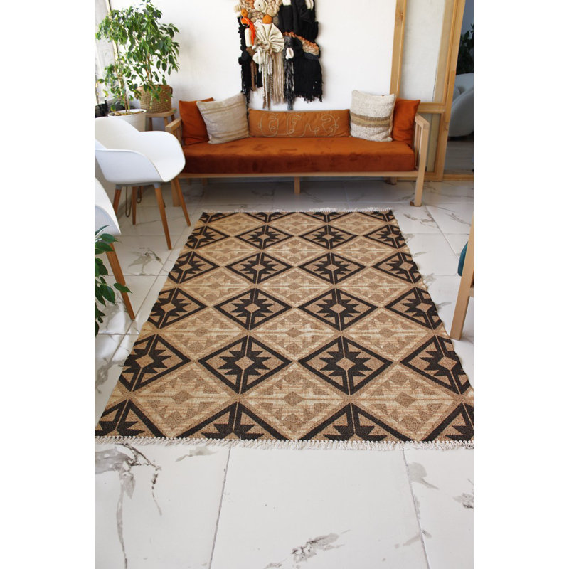 Tapis en coton, Tapis de couloir 2 pi 6,31 po x 9 pi 10,11 po