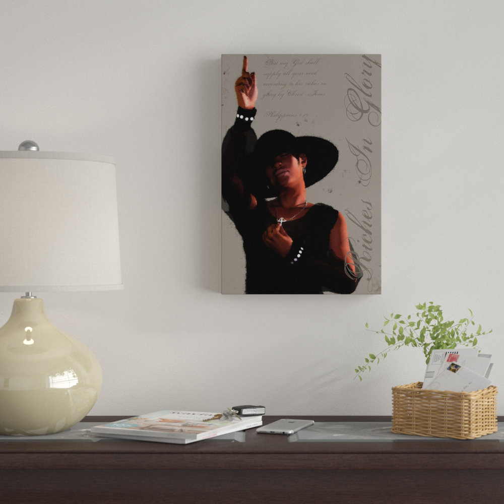 'Hear My Call Remix Christian African American' Graphic Art Print on Canvas Winston Porter
