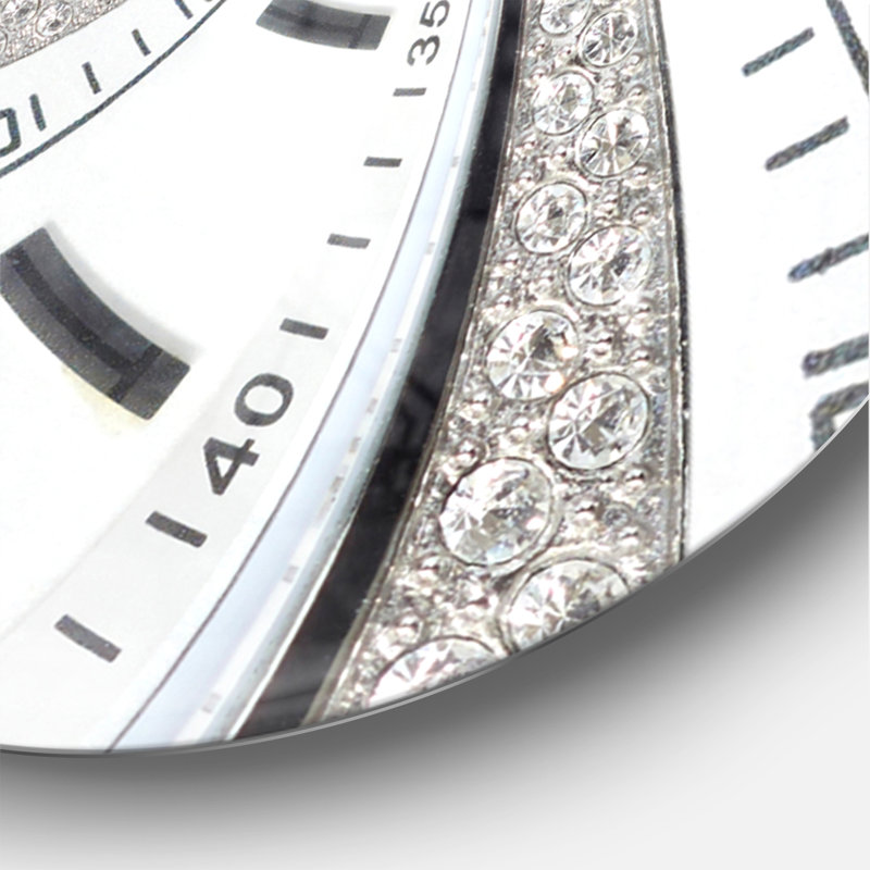 Vortex Swirled Time - horloge murale moderne, Moyen