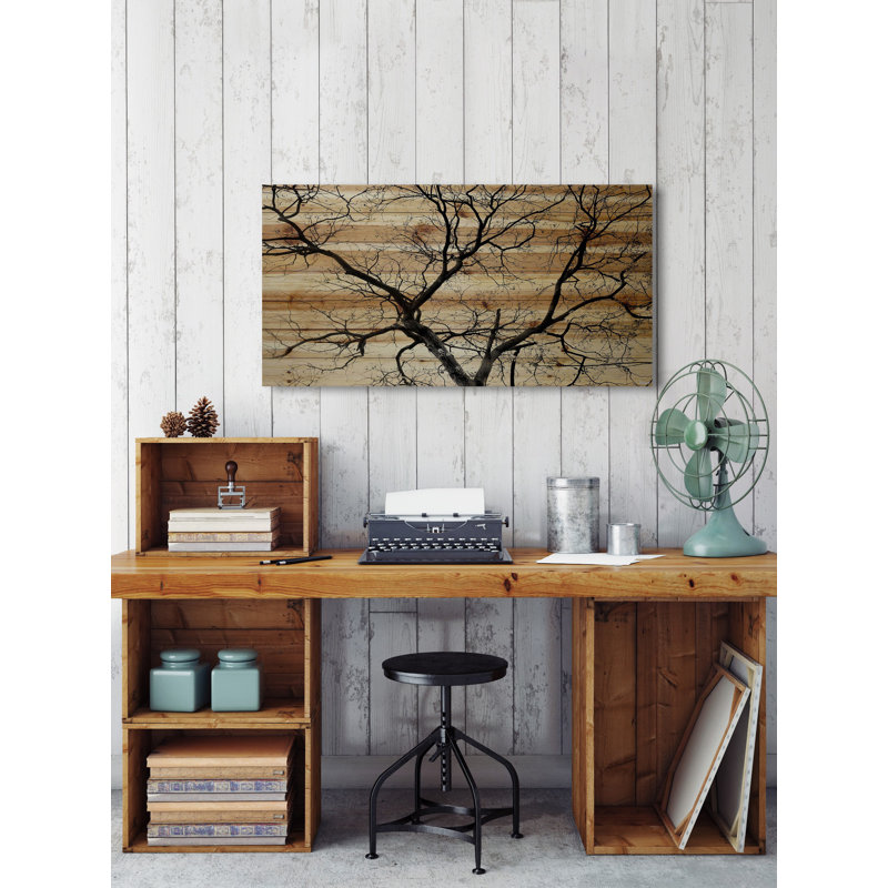 " Branching Out " by Parvez Taj, 22.5" H x 45" W x 1.5" D