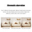 Canapé-lit en tissu beige mat 59,06 po-130003464