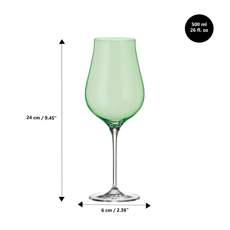Verre à vin Limosa, Vert