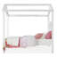 Lit simple blanc Ayssa (lit gigogne non inclus)