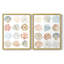 Motif océanique I - impression encadrée de qualité supérieure - prête à être accrochée - aucun clou requis - aucun clou requis-1752022991-1752022989