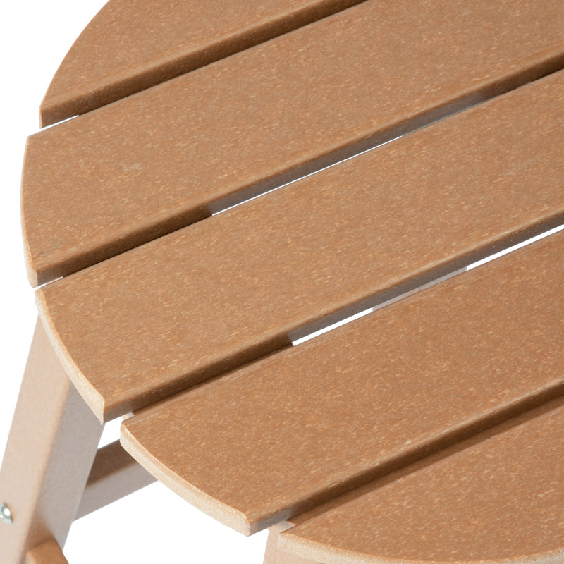 Tabouret de comptoir rond 24 po Laguna, Brun