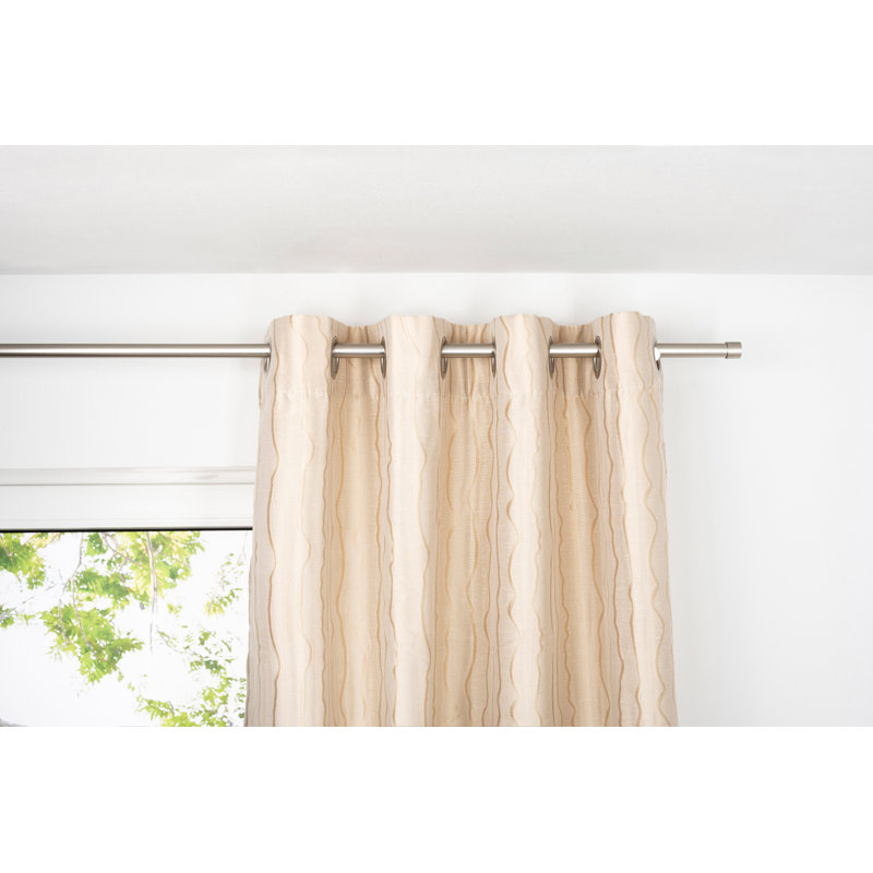 Stream Eyelet Room Darkening Curtain, Sand