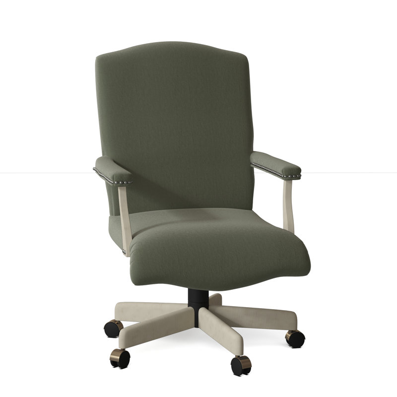Taft Swivel Task Chair, Bark (8789 06), Walnut, Black Nickel