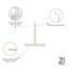 Raclette pour salle de bain Brabantia ReNew-108771199