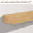Natural Wood Fireplace Mantel – Diy Floating Display Shelf, Shelving With Handcrafted Brackets,ideal For Over Fireplace/home Decor-2887108