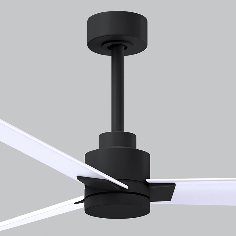 Alessandra 56'' Ceiling Fan, Matte White, Matte Black