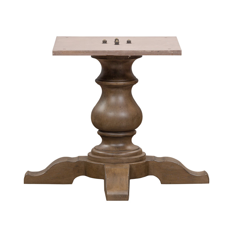 Aisja Round Dining Table, Brown
