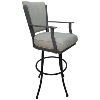 Très grand tabouret pivotant en métal Varges