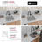 22 in. x 18 in. 18 Gauge, Stainless Steel, Brushed Single Bowl Undermount or Drop-In Kitchen Sink