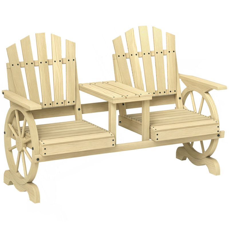 Banc de jardin Outsunny