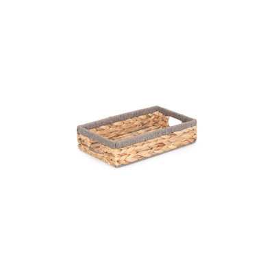 Shallow Water Hyacinth Storage Basket