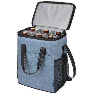 Mackenzie-Hill 3 Bottle Wine and Champagne Cooler Carrier, White