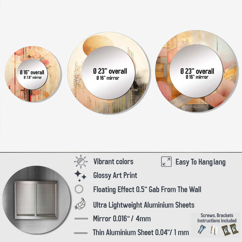 Miroir mural Elixabete
