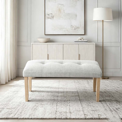 Banc rembourré moderne capitonné