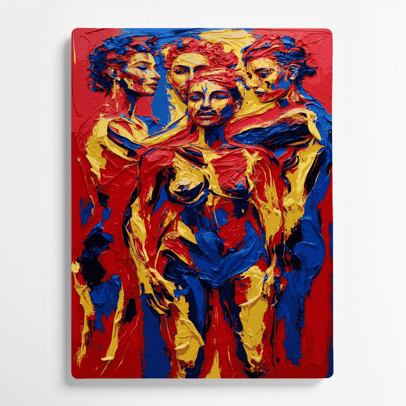 Art mural abstrait 81, H 20 po x l 24 po