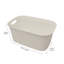 Plastic Laundry Basket with Handles-27193942