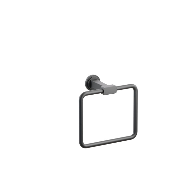 Towel Ring, Flat Black