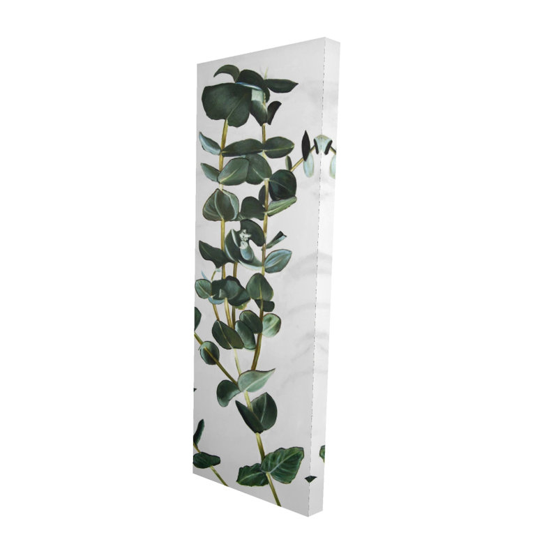 Eucalyptus Stems Canvas - Minimalist Leaves Home Decor