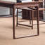 Bureau d'étude rustique en bois d'orme massif